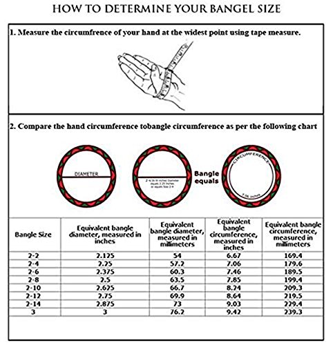 Zig-Zag Pattern Bangle Set for Girls, (2.4 Inches), Pack of 144
