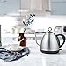 Electric Kettle, AICOK Electric Gooseneck Kettle, Pour Over Kettle for Coffee or Tea, 1L Fast Heating Stainless Steel Water Kettle with Boil Dry Protection & Automatic Shutoff, 1000W