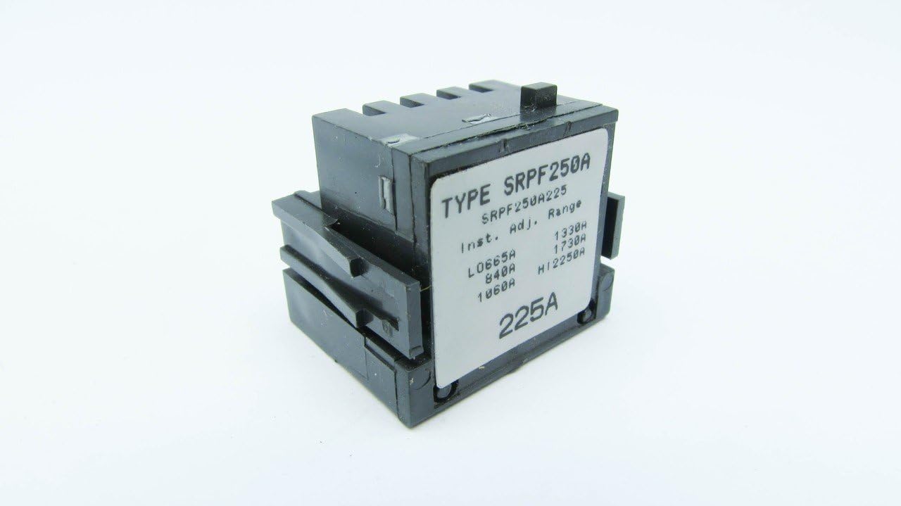 General Electric GESRPF250A225 GE SRPF250A225 225A Rating Plug, Black