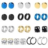 【After-Sales-Service】 Wir versprechen eine 180-tägige Produktumtausch- oder Geld-zurück-Garantie. Wenn Sie Fragen zu unserem Magnetohrring-Set haben, wenden Sie sich bitte an zögern Sie nicht, uns zu kontaktieren.