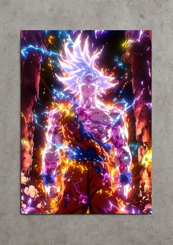 Image of NIJUKA Anime Printed Metal sheet Poster For Home And Room Decoration | For Anime Art Fans Boys And Girls (Briliyant form of UI master)