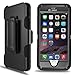MBLAI Iphone 6 Case Iphone 6S Case Defender 4 Layers Rugged Rubber Shockproof Waterproof Drop Proof Built-in Screen Protector with Belt Clip Case Cover For iPhone 6/6s [4.7 inch] (Black)