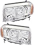 For Honda Pilot Headlight 2009 2010 2011 Driver and Passenger Side Headlamp Replacement