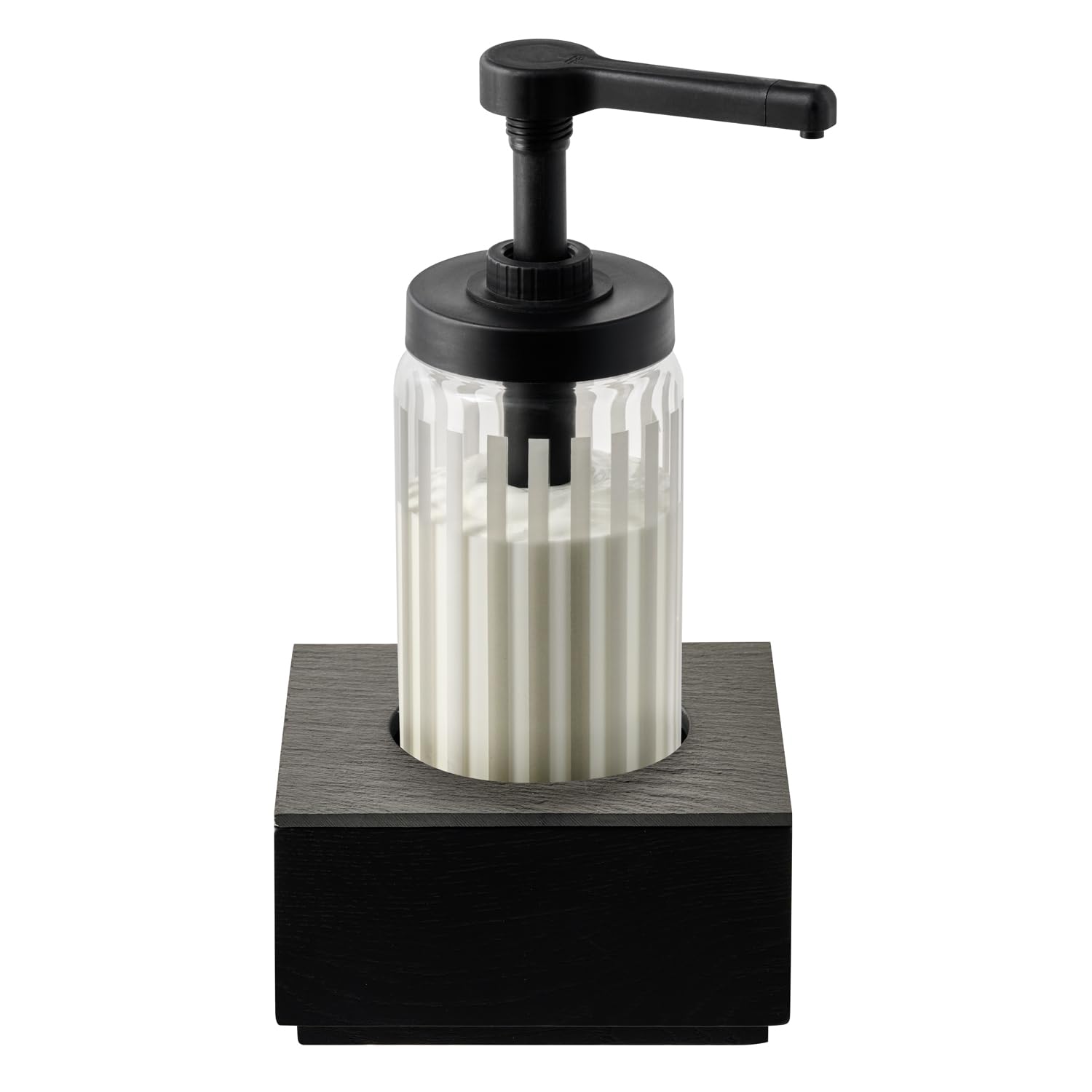 APS 93286 Distributeur DISPENSA - verre, 1 litre, Ø 10 cm, H : 27 cm, volume de distribution 15 ml