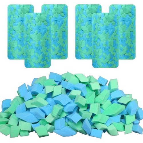 Bean Bag Filler, 30 Pounds Comfortable and Soft Shredded Memory Foam Filling Without Gel, Premium Random Colors BeanBag Stuffing for Various Pillows/Punching Bag/Couch Cushions/Pouf/Dog Bed
