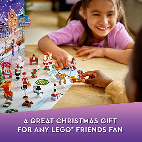 LEGO Friends 41706 Advent Calendar 2022 (312 Pieces), Multicoloured, 15.04 x 10.32 x 2.78 inches, 6379086
