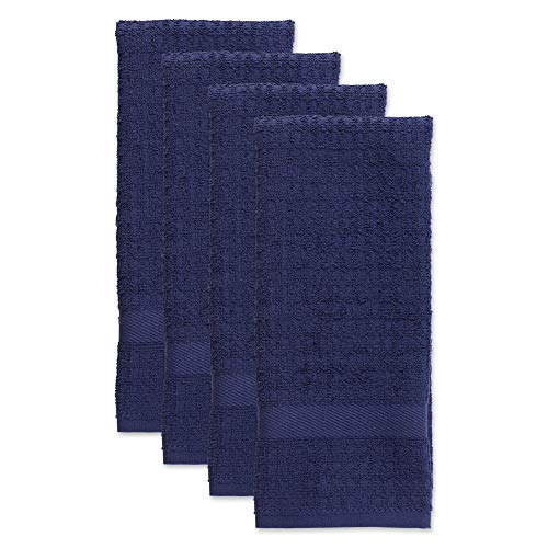 Dii CAMZ33560 Basic Terry Collection Waffle Dishtowel Set, 15X26, Solid Blue thumb #1