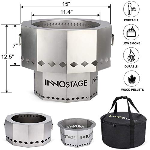 INNO STAGE Stainless Fire Pit - Image 6