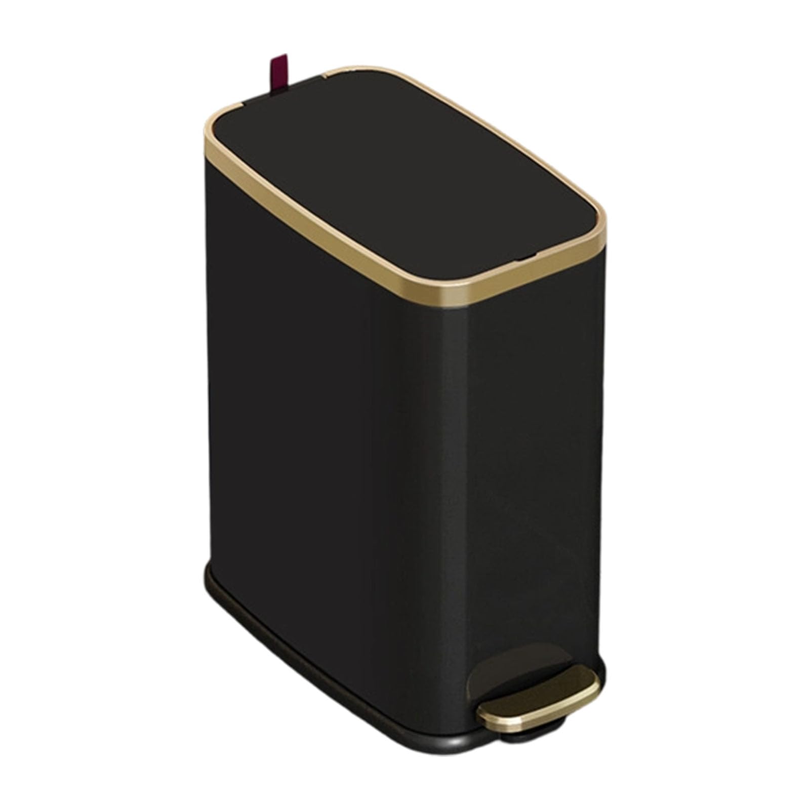 LUCKGONI Premium Stainless Steel Trash Can 7L Capacity Quiet Lid and Foot Pedal for Quiet Home and Kitchen Use