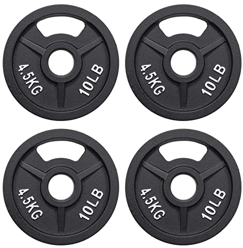 BalanceFrom Plaque de poids olympique en fonte 5,1 cm, taille olympique