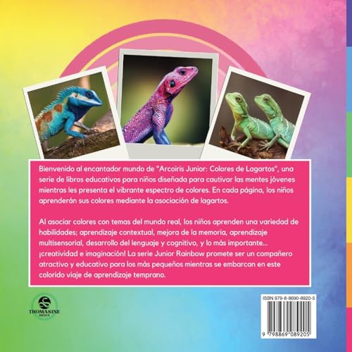 Arcoiris Junior, Colores de Lagartos: Presentando colores a las mentes jóvenes: 4