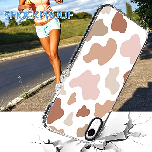 Sakuulo Compatible With Iphone Xr Case Cute Pink Cow Print Fashion Women Girls Slim Lightweight Camera Protective Soft Flexible Tpu Rubber For Iphone Xr 6.1" #TOP2