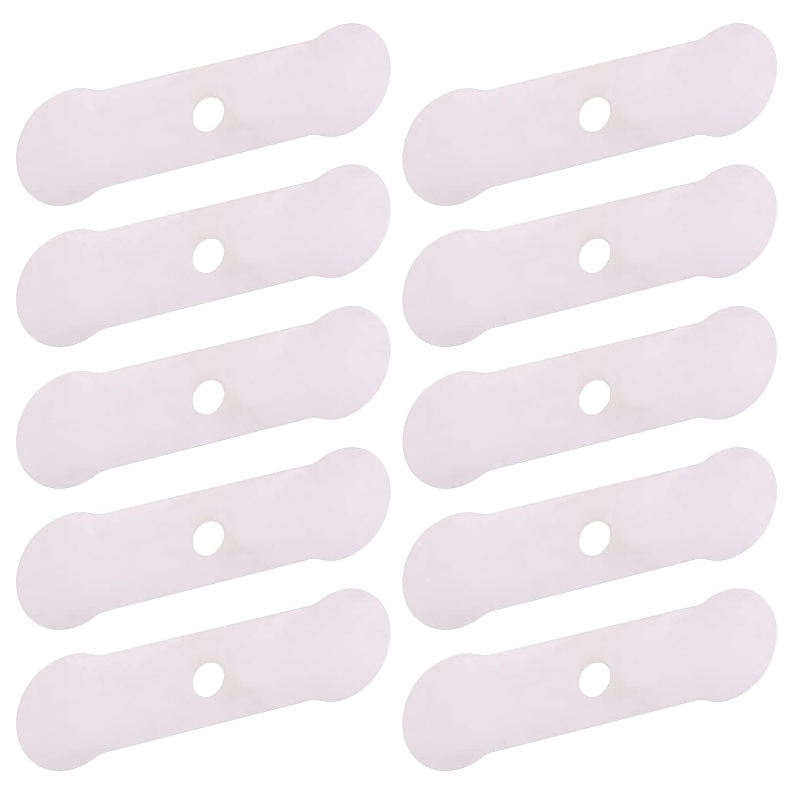 Respicefinem 10Pcs Plate Silent Oil Machine Aluminum Accessories Replacement Short Plate 13X33Mm (Long valve piece 14 * 50mm)