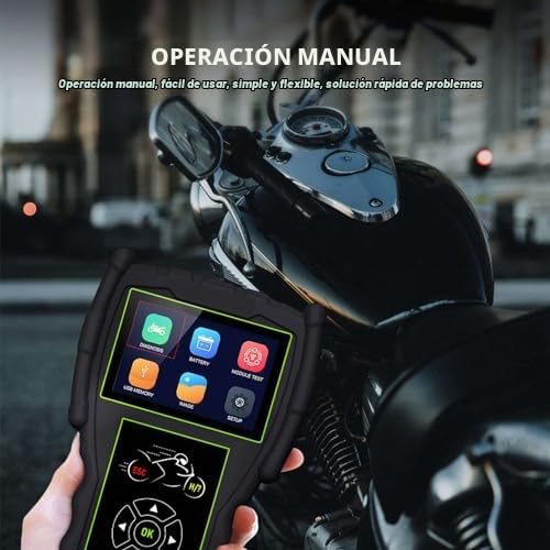 Escáner de Motocicleta, para Lector de Código de Falla OBD Multifunción de Alto Rendimiento M100 Pro
