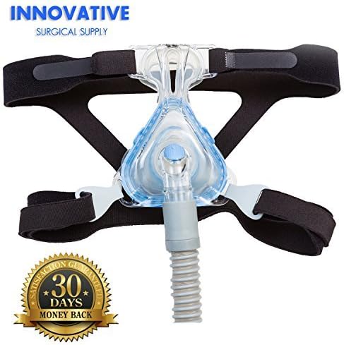 CPAP Headgear-Replaces Respironics and ResMed Straps - Ultra Comfortable 4 Point Connection Headgear Straps for all types of Masks - Compatible with Most Apnea Masks (MASK NOT INCLUDED)