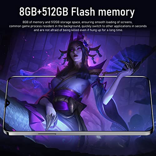 Blackcyber S23+ 5G Unlocked Cellphone Android Smartphone, 7.3'' Fhd Lcd Display Screen, 13Mp+48Mp Camera, 5000Mah Long Battery Life, Dual Sim Card (8Gb+512Gb, Black) #TOP4