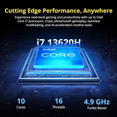 Image of GIGABYTE A16 16 inch WUXGA 165Hz Gaming Laptop, Intel Core i7-13620H, GeForce RTX 5070 8GB GDDR7, 16GB RAM, 2TB Storage(1TB SSD+1TB Docking Station Set), RGB Backlit Keyboard, Win 11, Black Steel