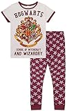 Harry Potter Pijama largo para mujer Hogwarts, 12-14