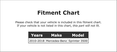 Miniatura 2 de Limpiaparabrisas derecho compatible con Mercedes-Benz Sprinter 3500 2010 2011 2012 2013 2014 2015 2016 2017 2018 PC-997531