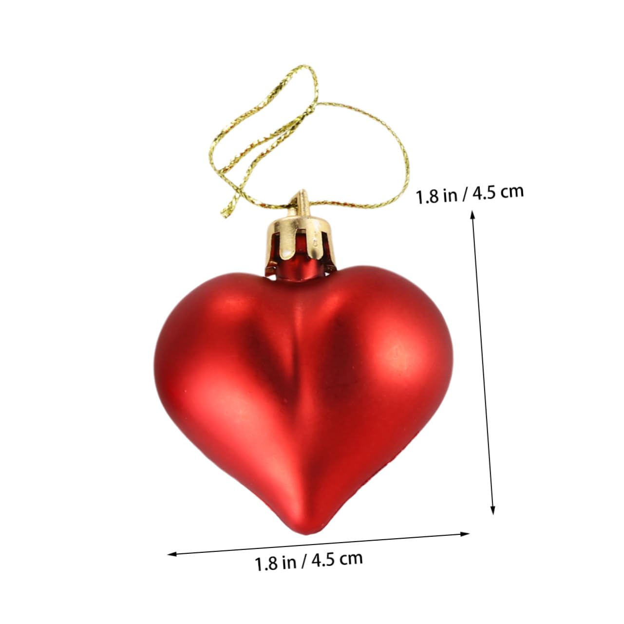 Zerodeko 3 Sets Hochzeitsschild-Dekoration Herz-Kugeln Für Partys Romantische Hängedekoration Liebesherz-Ornamente Heimdekoration Für Feiern 36 Stück * 3