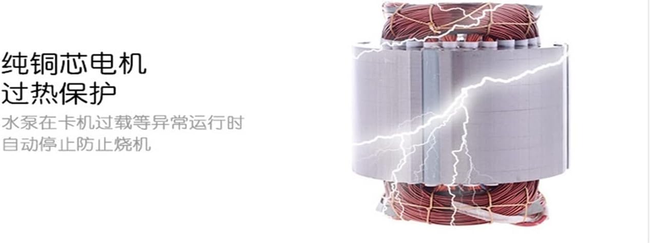 Mini Submersible Portable Electric Water Pump 220v 370w 16m Household Submersible Pump Well Water Agricultural Irrigation High-lift Agricultural Pump Pumping Machi Large Flow(550W 25m 25 Clean)