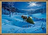 Kleiner Wandkalender - Winterlandschaft