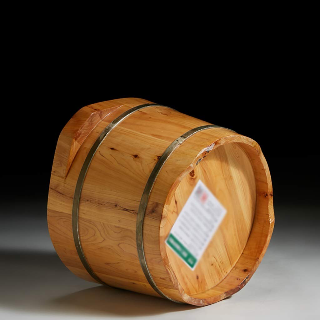 ZURBAQD Vaschetta per i Piedi, Secchio per Vasca per pediluvio, Massaggio, Spa, Sauna, Ammollo, Secchio per pediluvio in Legno Spa per pediluvi Lavabo per Uso Domestico Presente Warm as Ever
