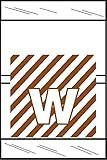 tabbies Original COL'R'TAB 82050 Series Top Tab Alpha Labels, Brown 