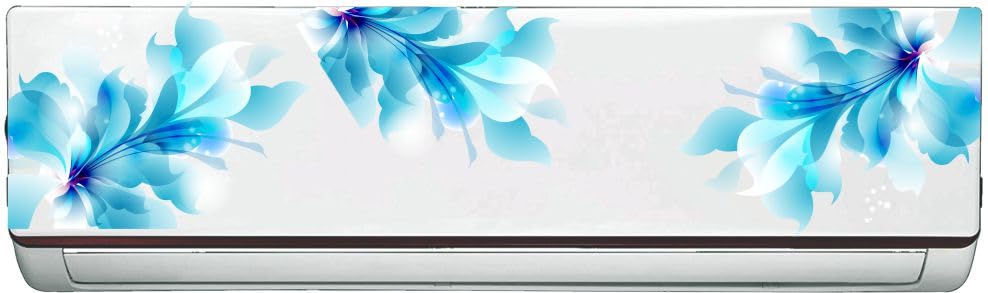 Rangeele 3D Nature Bule Leaves  AC Sticker (96 cm x30 cmx 24 cm) (B0D1JYQPJH) Amazon Price History, Amazon Price Tracker
