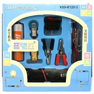 SHAKTISM cience School Projects Experiment Kits Fan Light Bulb and Motor Electric Circuit Physics Practice Science Learning Skills Teaching Materials (Set of 10Pcs)