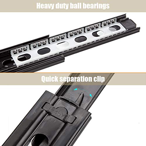 Laniakea 3 Pair Drawer Slides 16 Inch Heavy Duty Ball Bearing Full Extension Under-Mount Sliding Drawer Slides #TOP3