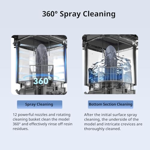 Image of ANYCUBIC Wash & Cure Max 3.0, 15.1L Ultra-Large Washing Volume, Detergent Saving 50%, Customizable Wash & Cure Process, Compatible with Photon Mono Saturn Halot Resin 3d Printer