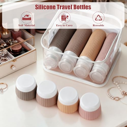 Flacon Voyage Avion 100Ml : 13 Pièces Flacon Voyage Kit, Flacon Voyage Silicone (Top 1) – Image 4