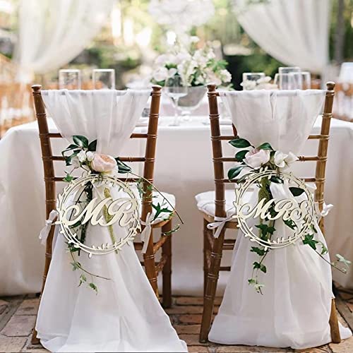 URROMA Segni per sedia da sposa per sposa e sposo