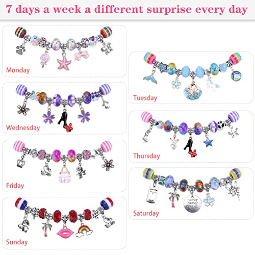 Victlov 126 Pieces Charm Bracelet Making Kit, Diy Craft For Girls, Unicorn/Mermaid Crafts Gifts Set For Arts And Crafts For Girls Teens Ages 8-12 #TOP5