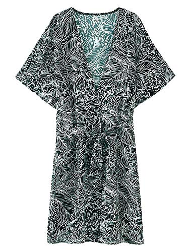 Imprimir Cardigan, Romacci Moda feminina estampa de verão cardigã faixas de manga curta casual boêmi