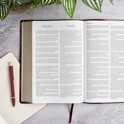 RVR 1960/KJV Biblia bilingüe letra grande, borgoña imitación piel (2024 ed.) / RVR 1960/KJV Bilingual Large Print Bible, burgundy, Imitation Leather (2024 ed.) (Spanish and English Edition) - image 3