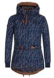 Material: 100% Polyester Damen Jacke Naketano Schmusibumsi Jacke, Größe S, Farbe dashes ii
