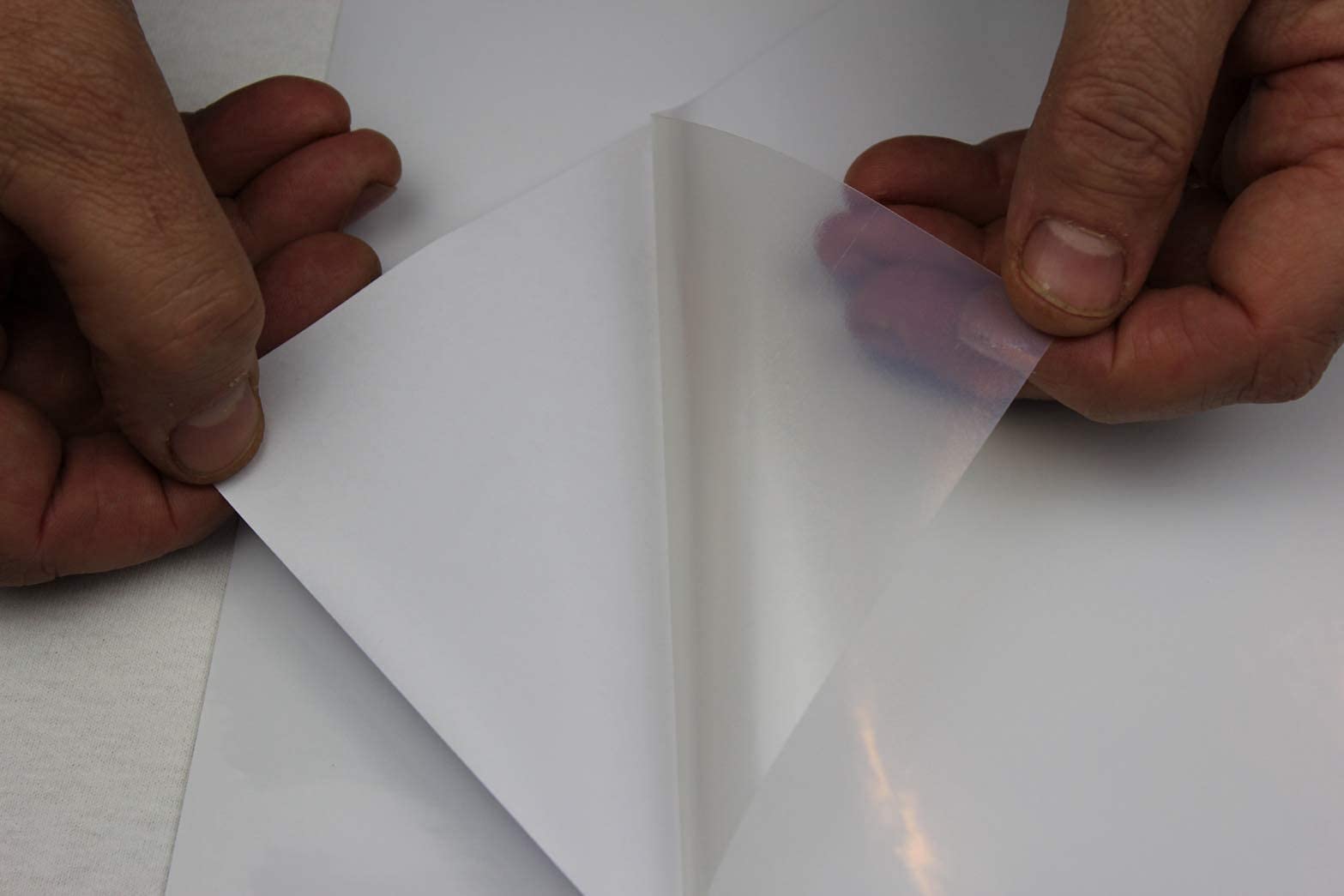 Carta Adesiva Vinile Lucida Per Stampanti Inkjet - 10 Fogli A4 Bianchi - Foto 3