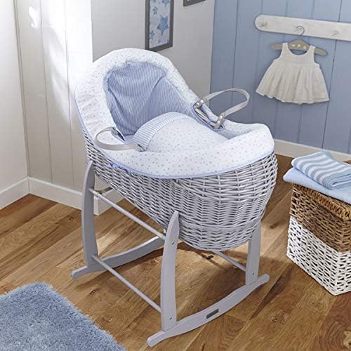 clair de lune grey moses basket