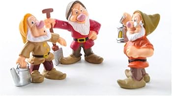 Amazon.co.jp: 8ピース/セット白雪姫と7人小人フィギュアおもちゃ