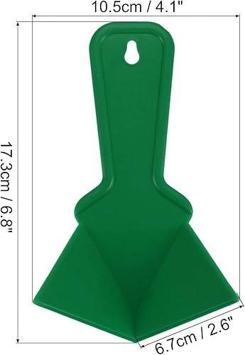 Miniatura 2 de uxcell Cuchilla de esquina interior de 4 pulgadas, herramienta de esquina de plástico para paneles de yeso, color verde