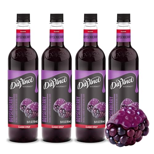 Image of DaVinci Gourmet Boysenberry Syrup, 25.4 Fluid Ounces (Pack of 4)