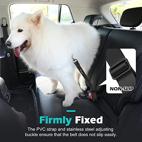 Pawaboo Cinto de segurança universal para animais de estimação, à prova de mastigação para carro com