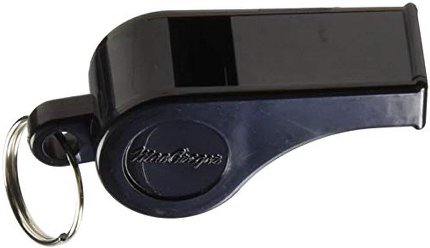 Economy Plastic Whistle Pack, Black (One-Dozen)