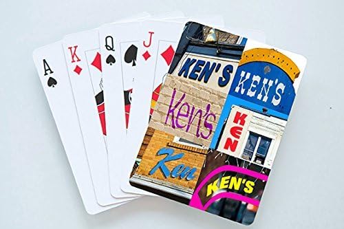 KEN Personalized Playing Cards featuring photos of actual signs
