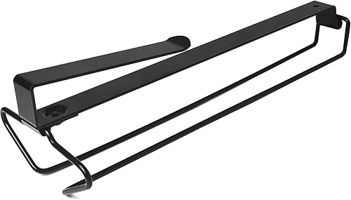 Soporte para toallas de papel, soporte para toallas de papel debajo del mostrador para cocina, estante multifuncional tipo clip, adecuado para