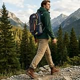 Waniki 30L plecak turystyczny, męski, damski, podróżny, wodoszczelny, do aktywności na świeżym powietrzu, plecak trekkingowy, lekki, duży, plecak dzienny, na wędrówki, jazdę na rowerze, wspinaczkę