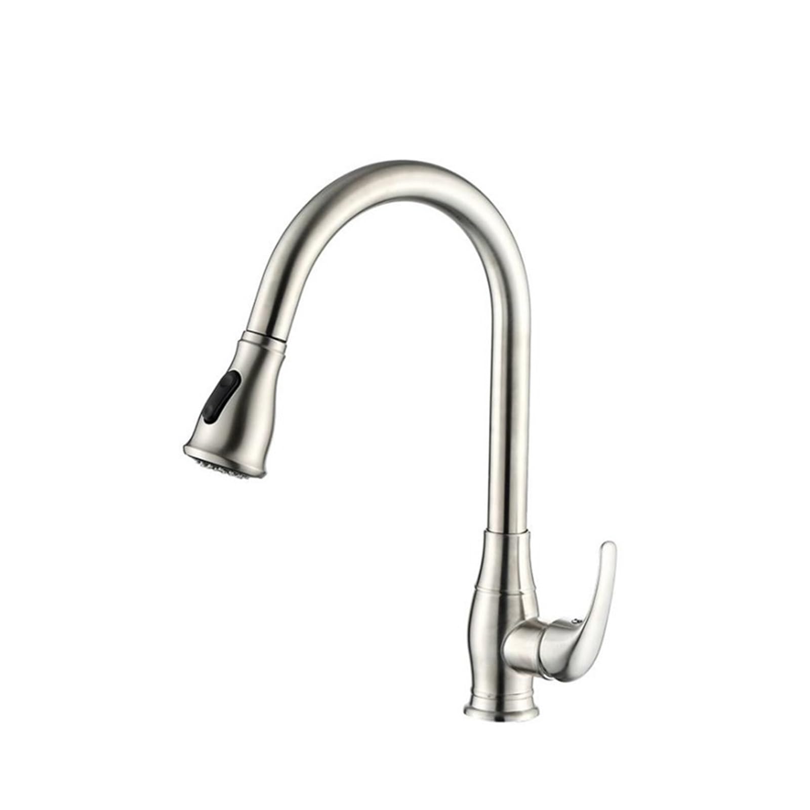 Grifo extraíble de cocina de acero inoxidable 304 con agua fría y caliente