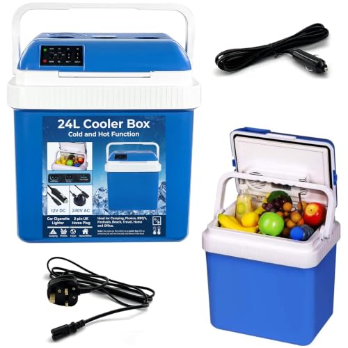 Crystals Thermoelectric 24L/26L 240V AC & 12V DC Electric Cool Box, Heating...